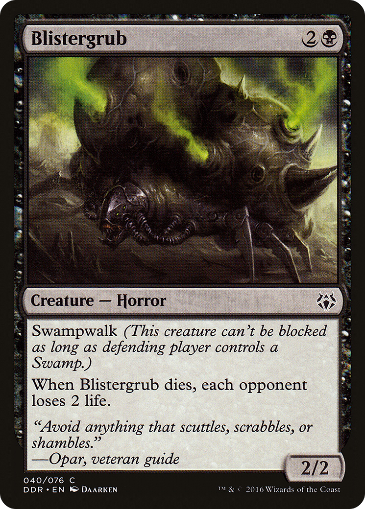 Blistergrub Card Image