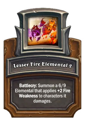 Lesser Fire Elemental 2 Card Image