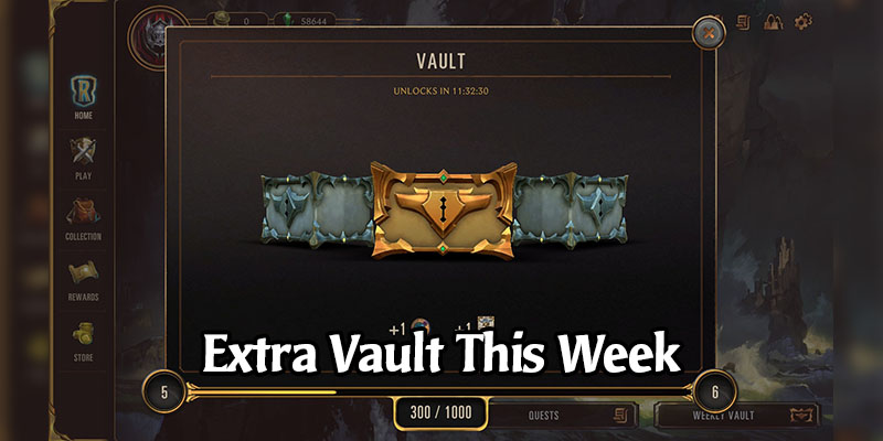 Get An Extra Vault From Legends of Runeterra This Week