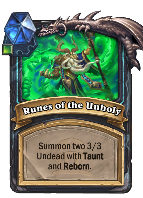 Runes of the Unholy Card Image