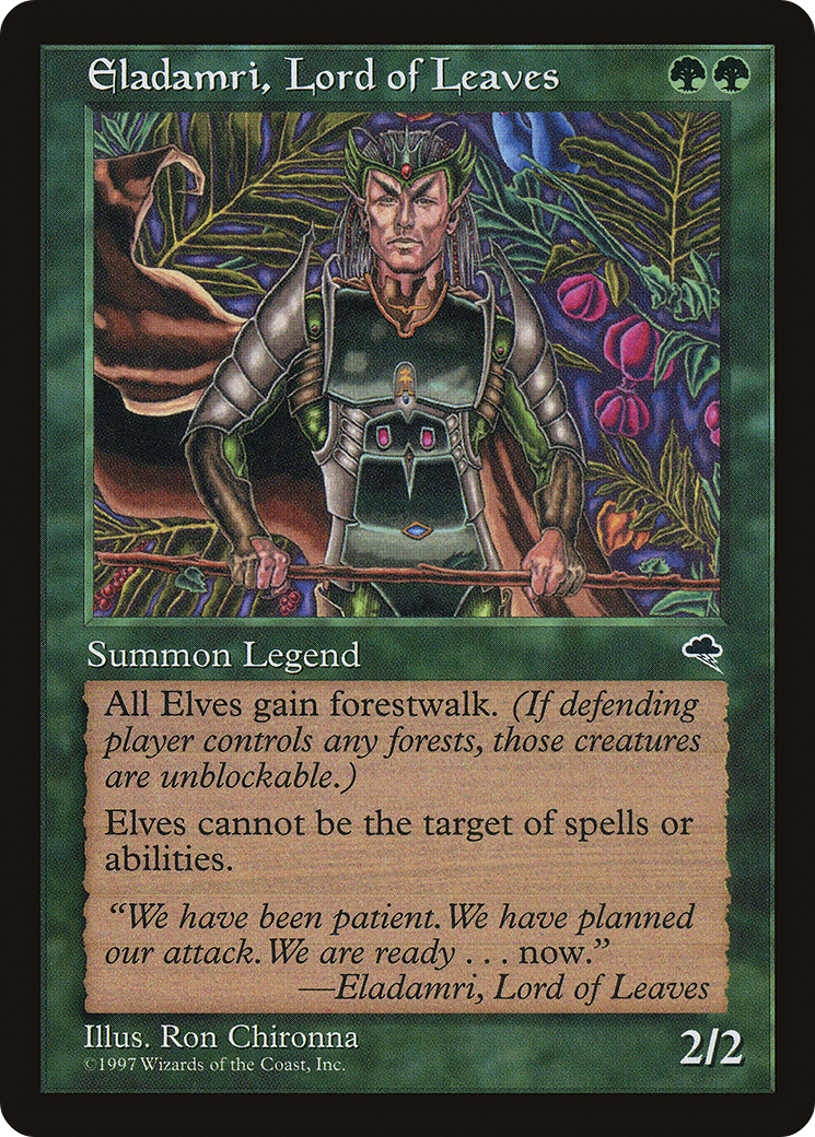 Eladamri, Lord of Leaves Card Image