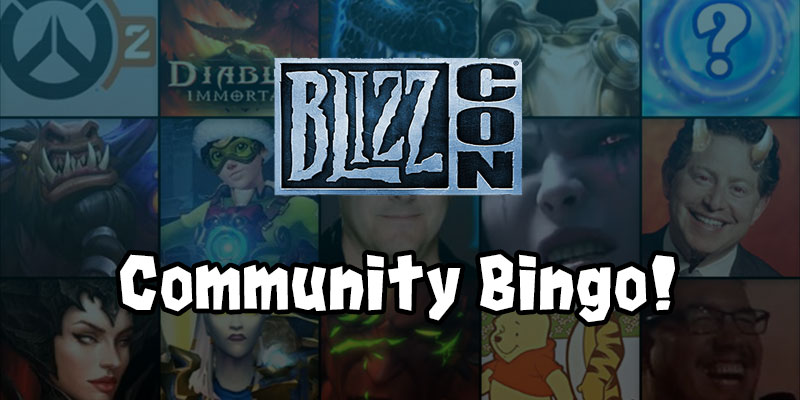BlizzCon 2019 Community Bingo