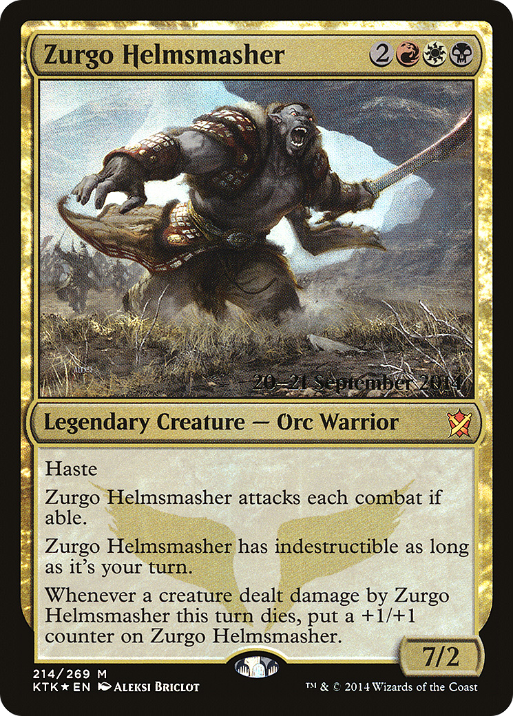 Zurgo Helmsmasher Card Image