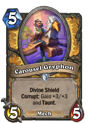 Carousel Gryphon Card Image