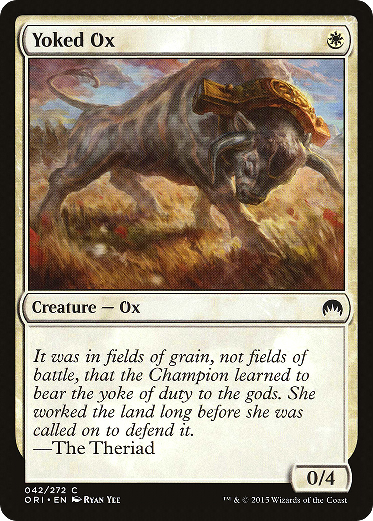 Yoked Ox Card Image