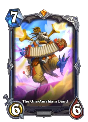 The One-Amalgam Band Signature Card Image