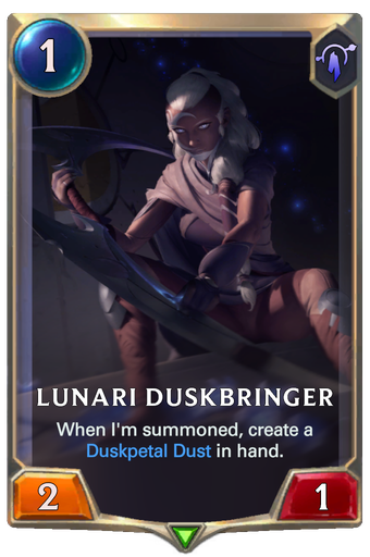 Lunari Duskbringer Card Image