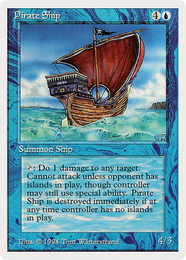 Pirate Ship Card Image