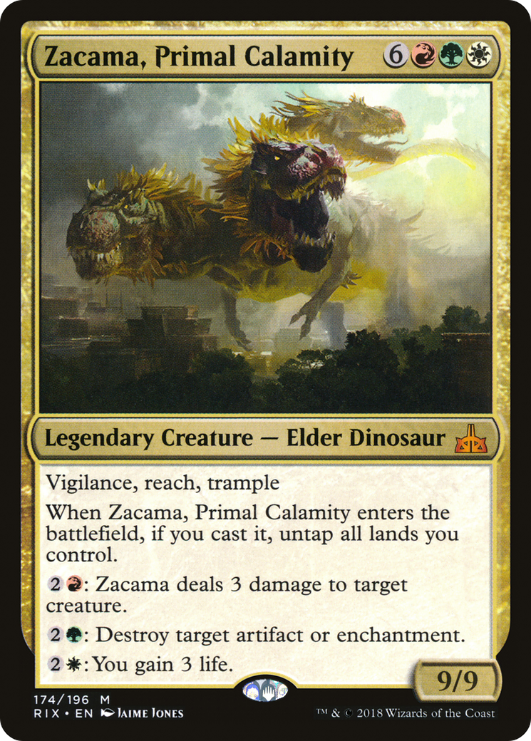 Zacama, Primal Calamity Card Image