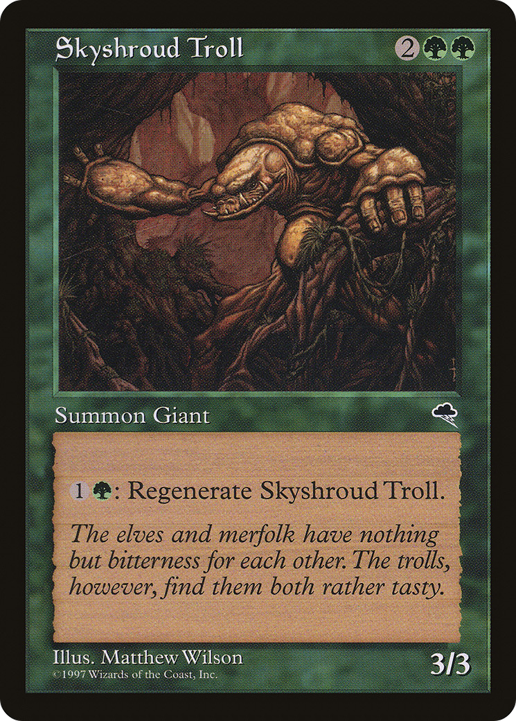 Skyshroud Troll Card Image