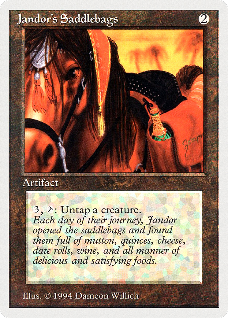 Jandor's Saddlebags Card Image