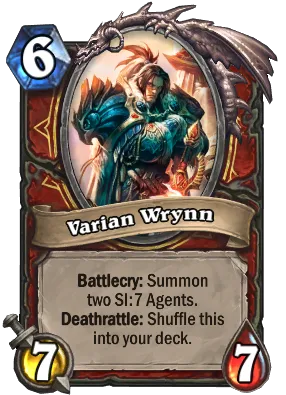 Varian Wrynn Card Image