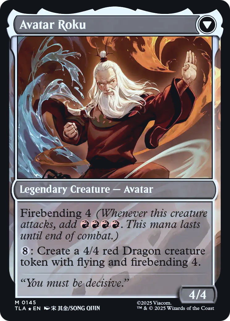 Avatar Roku Magic: The Gathering card