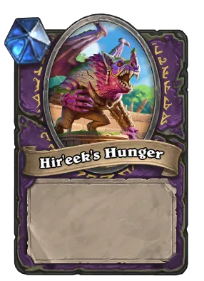 Hir'eek's Hunger Card Image