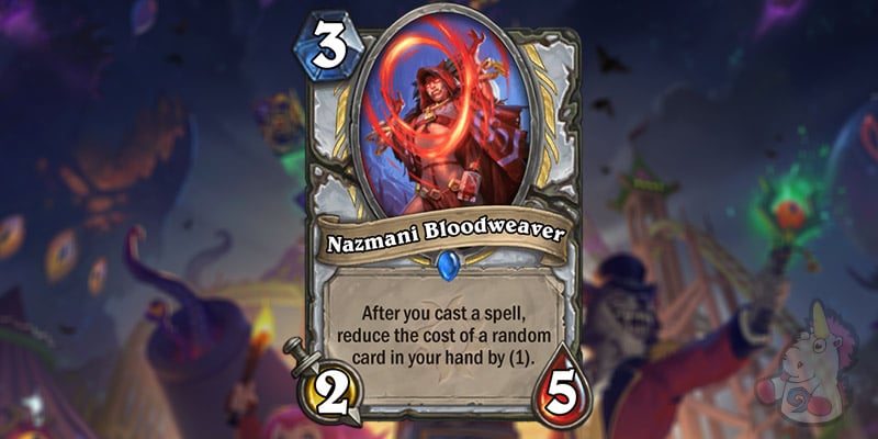 Nazmani Bloodweaver is a New Priest Card Revealed for Hearthstone's Darkmoon Faire Expansion
