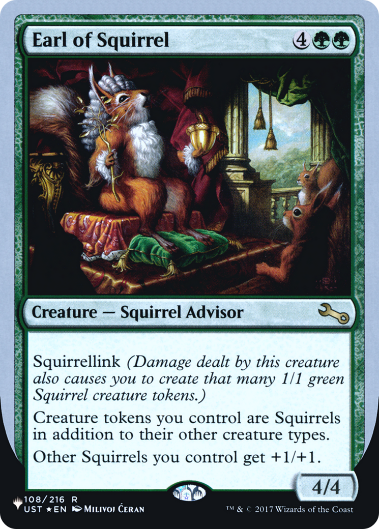 Earl of Squirrel Card Image