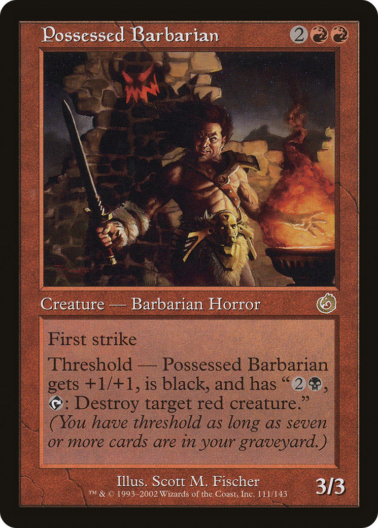 Possessed Barbarian Card Image