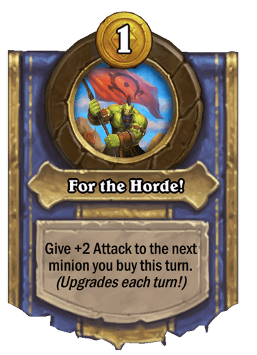 For the Horde! Card Image