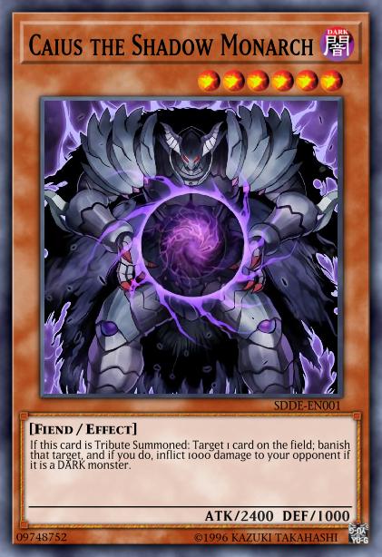 Caius the Shadow Monarch Card Image