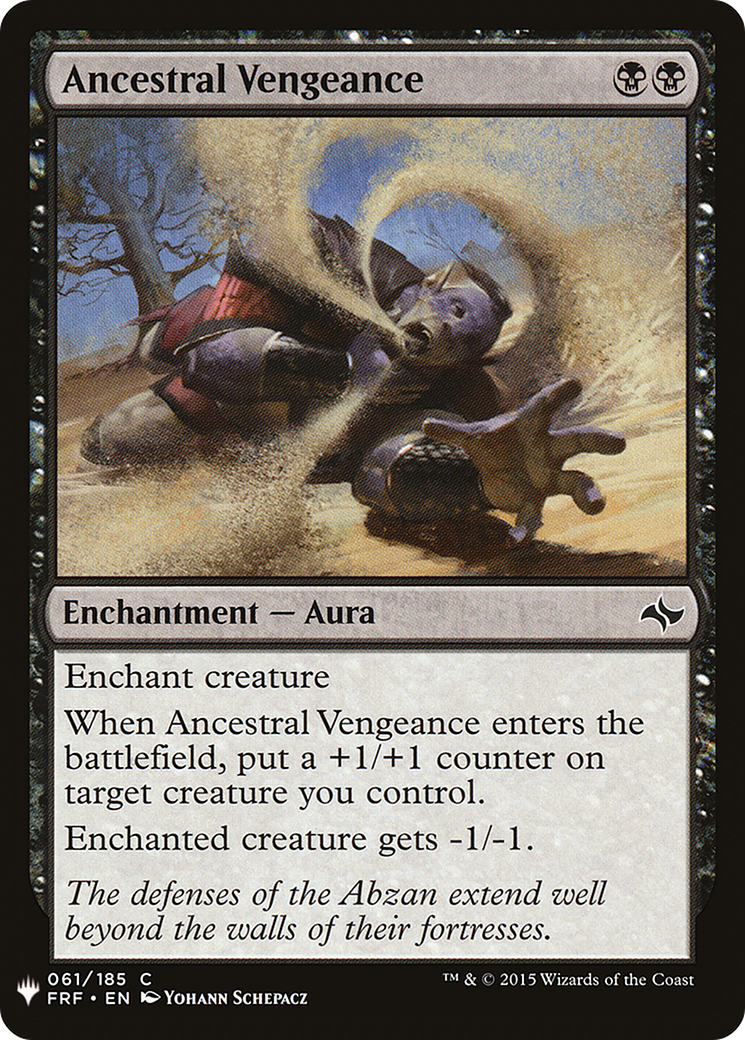 Ancestral Vengeance Card Image