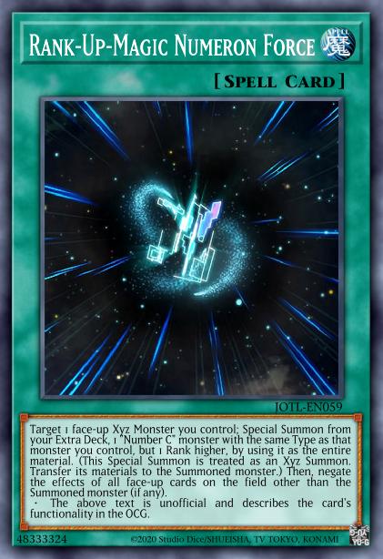 Rank-Up-Magic Numeron Force Card Image