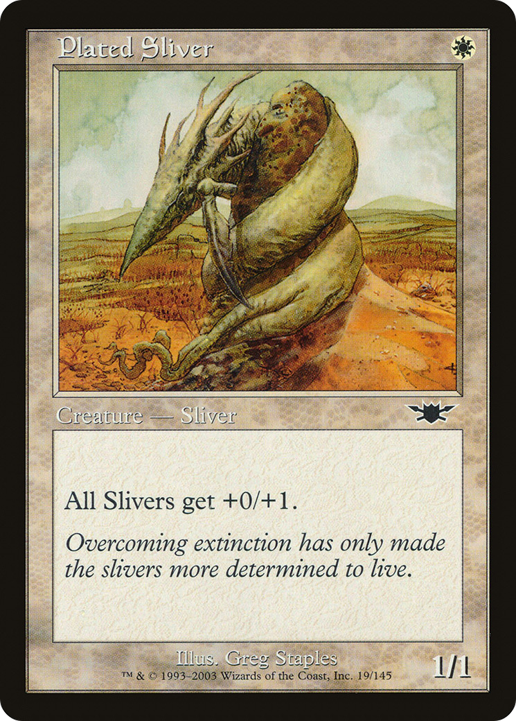 Plated Sliver Card Image