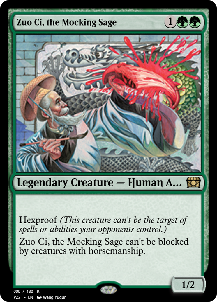 Zuo Ci, the Mocking Sage Card Image