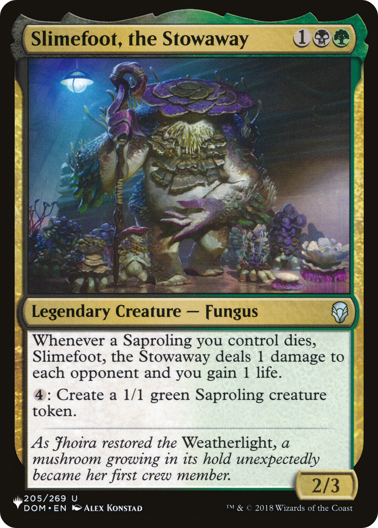 Slimefoot, the Stowaway Card Image