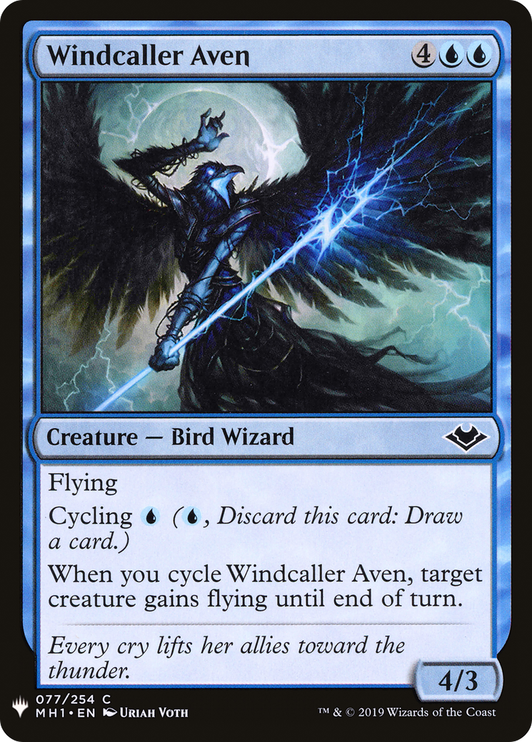 Windcaller Aven Card Image