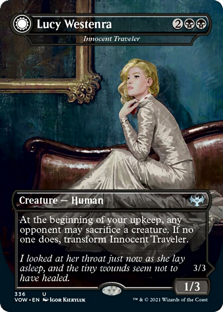 Innocent Traveler // Malicious Invader Card Image
