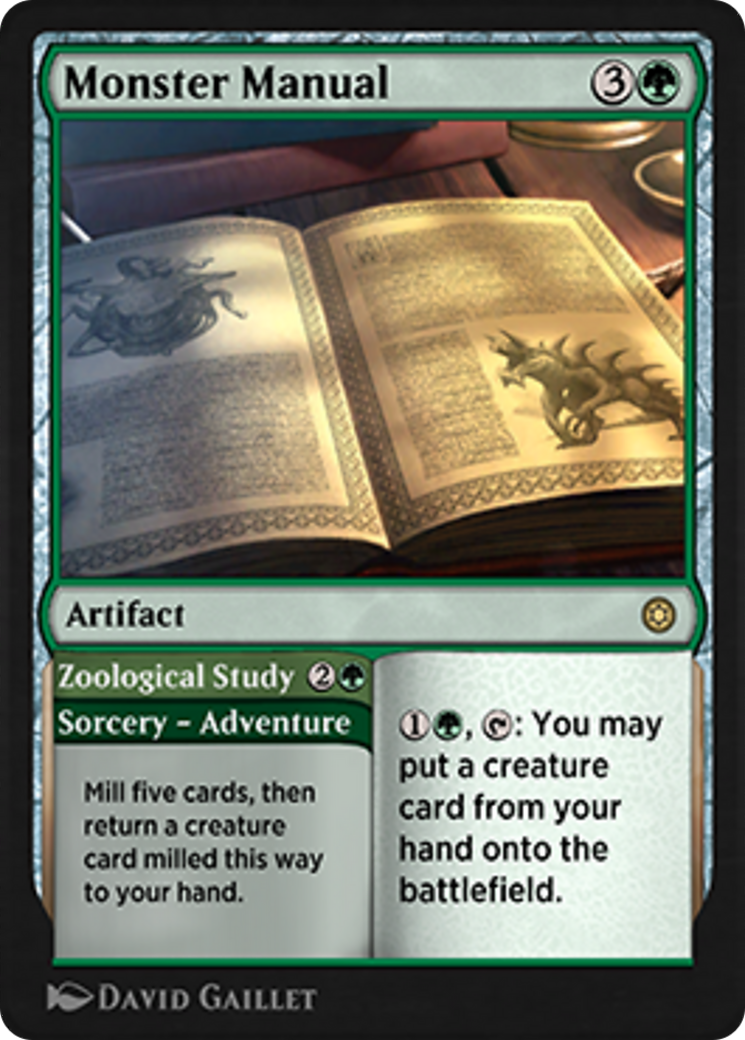 Monster Manual // Zoological Study Card Image