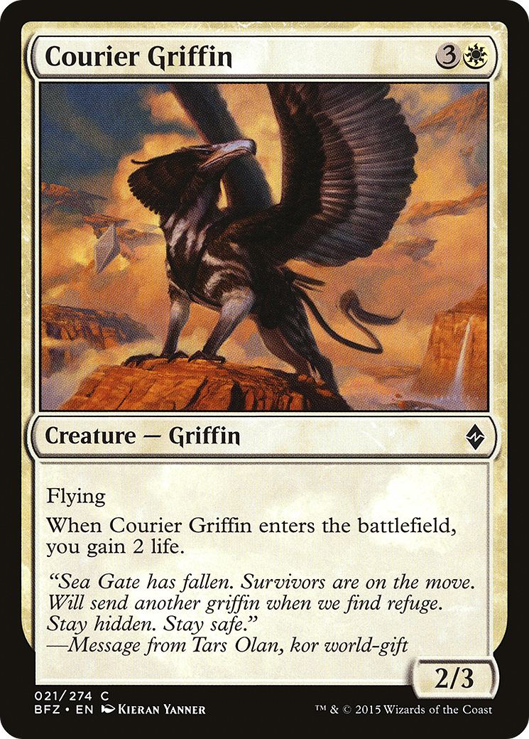 Courier Griffin Card Image