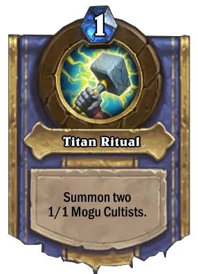 Titan Ritual Card Image