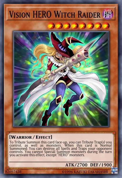 Vision HERO Witch Raider Card Image
