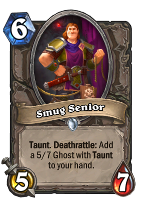 Smug Senior Card Image