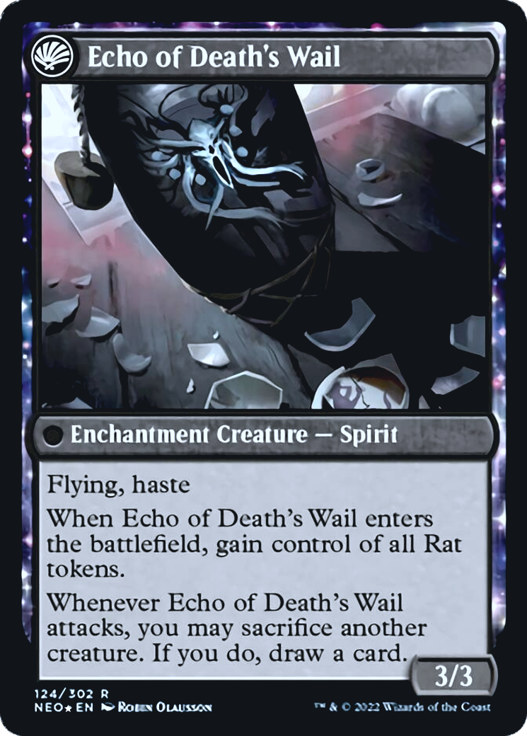 Tribute to Horobi // Echo of Death's Wail Card Image