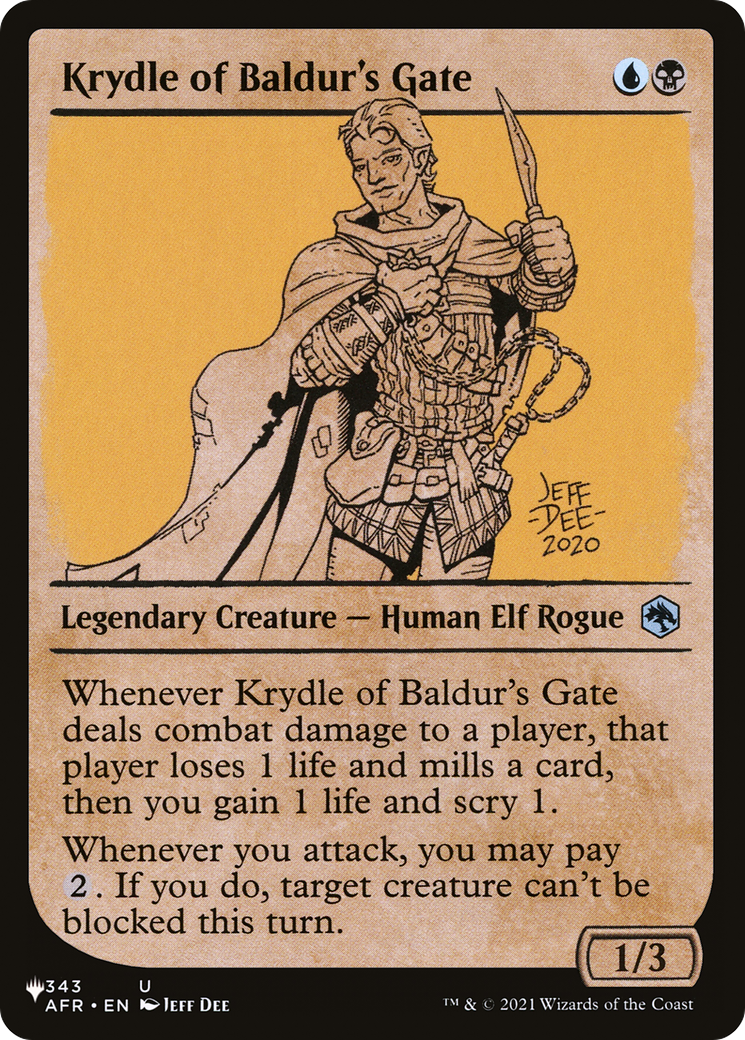 Krydle of Baldur's Gate Card Image