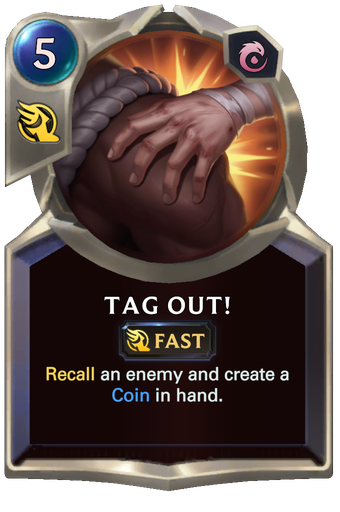 Tag Out! Card Image
