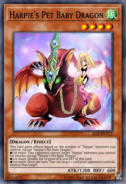 Harpie's Pet Baby Dragon Card Image