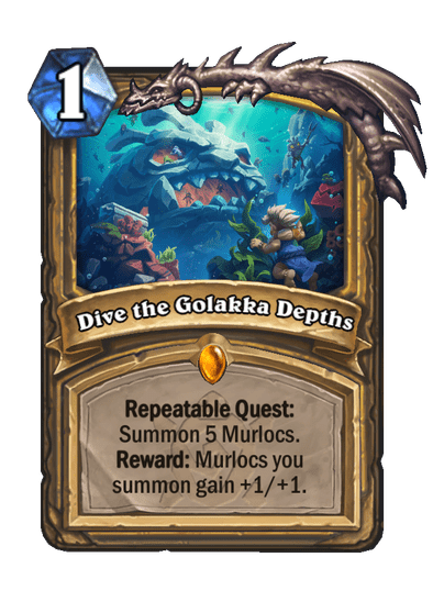 Dive the Golakka Depths Card Image