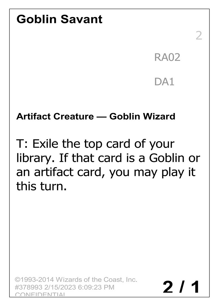 Goblin Savant Card Image