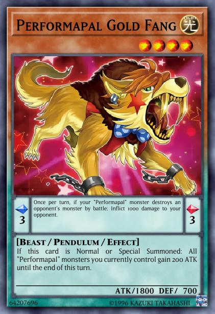 Performapal Gold Fang Card Image