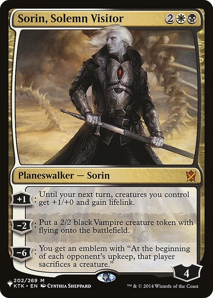 Sorin, Solemn Visitor Card Image