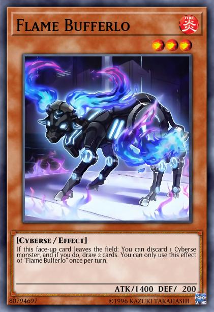 Flame Bufferlo Card Image