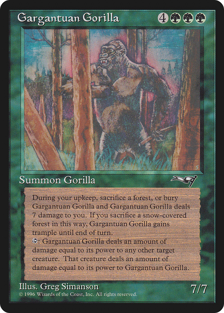 Gargantuan Gorilla Card Image