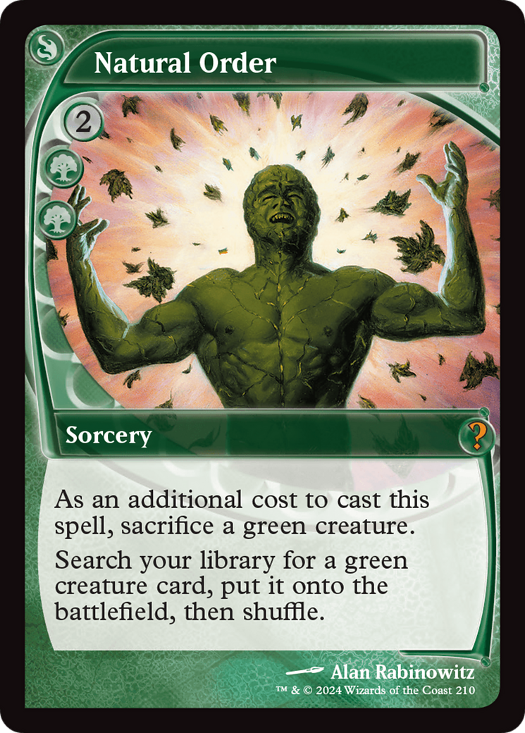 Natural Order Card Image