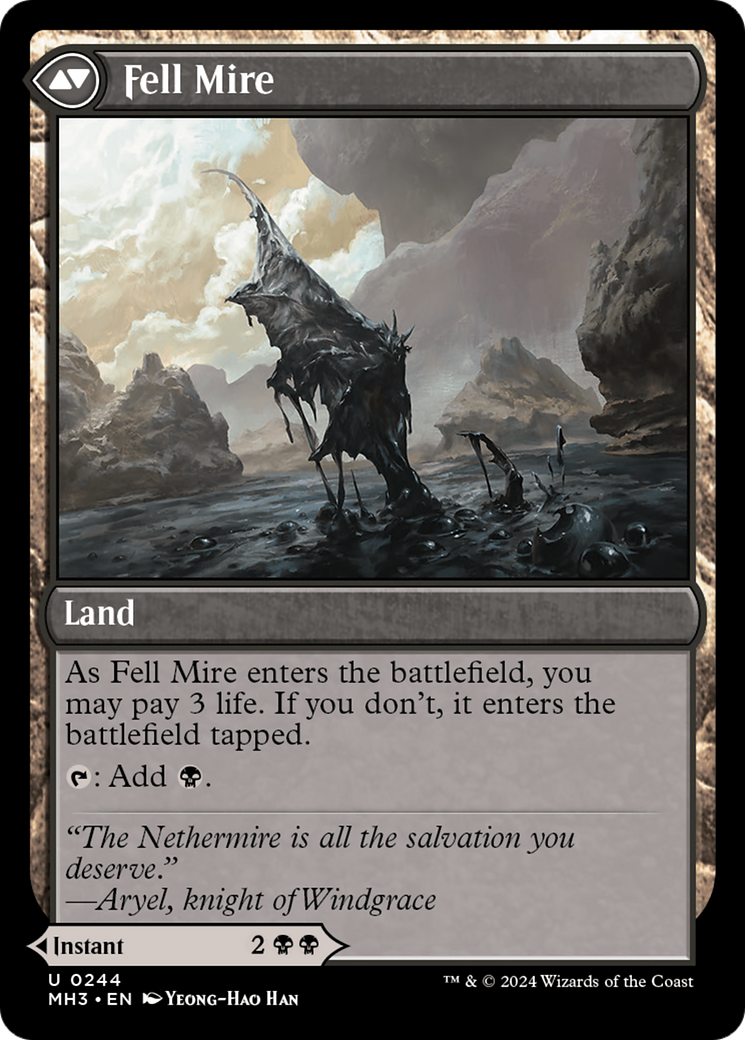 Fell the Profane // Fell Mire Card Image