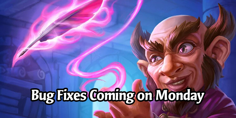Hearthstone Patch 20.0.1 Arrives on April 5 - Removes Pen Flinger From Duels' Designer Bucket & Plenty of Card Bug Fixes