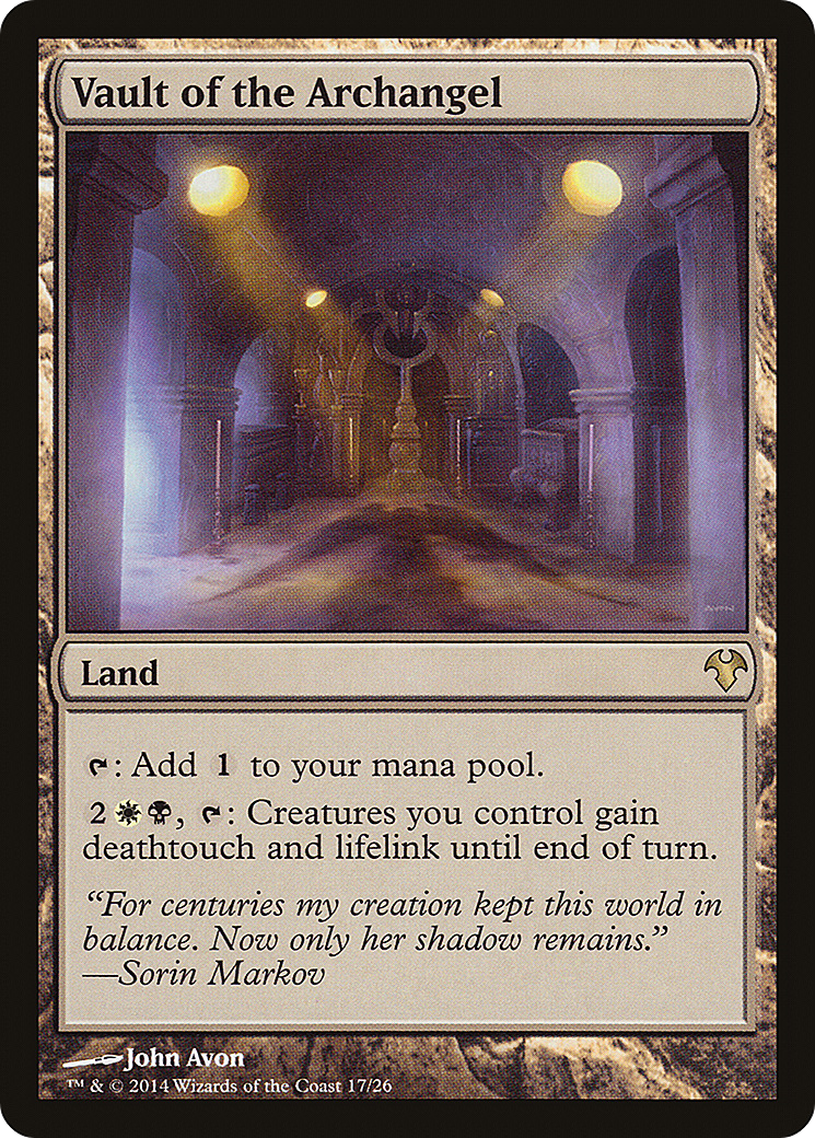 Vault of the Archangel Card Image