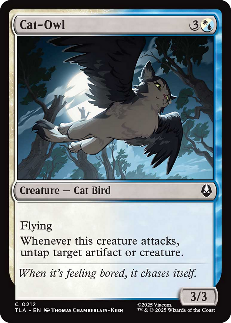 Cat-Owl Card Image